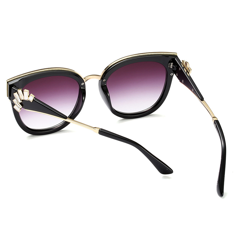 Fashion Cat Eye Design Grey PC Sunglasses