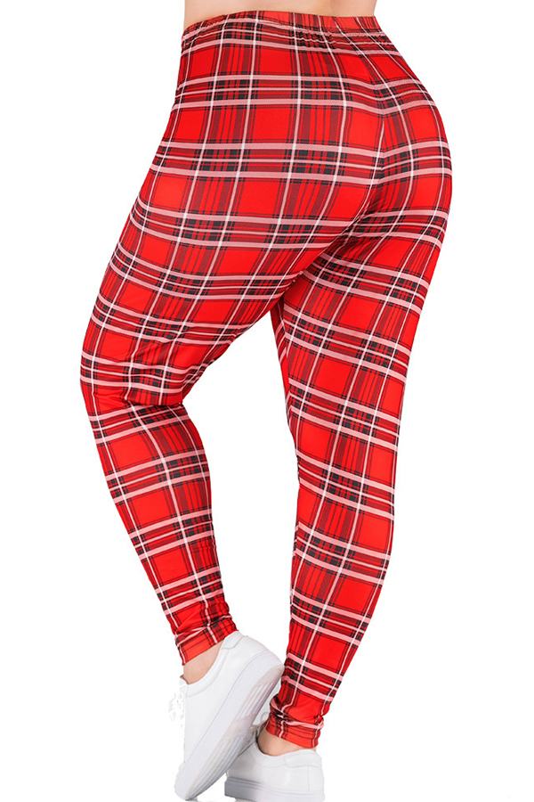 Lovely Casual Printed Red Plus Size PantsLW Fashion Online For Women