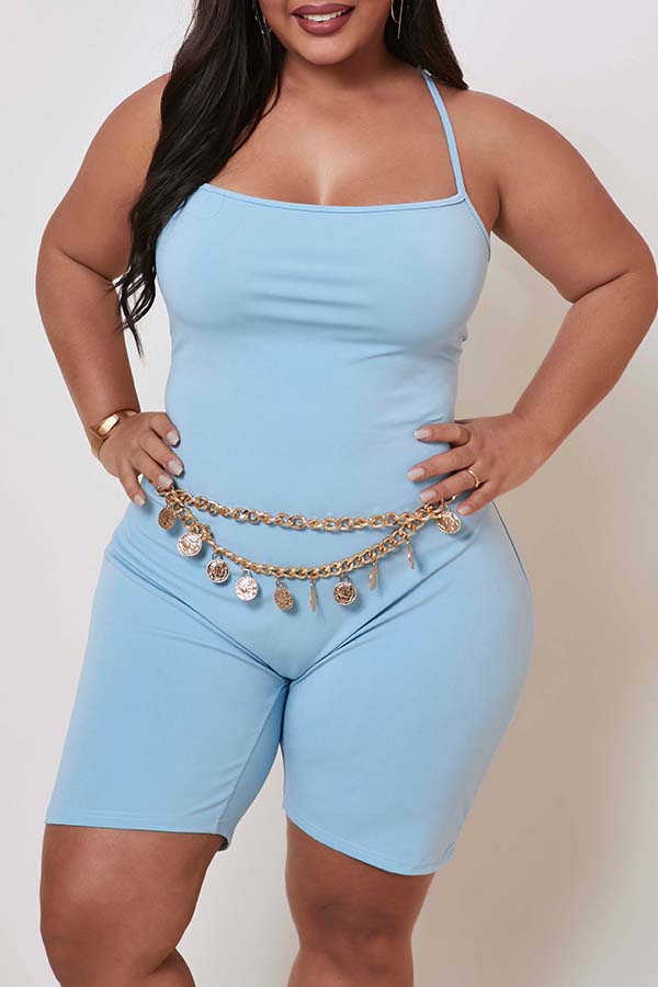 baby blue plus size top