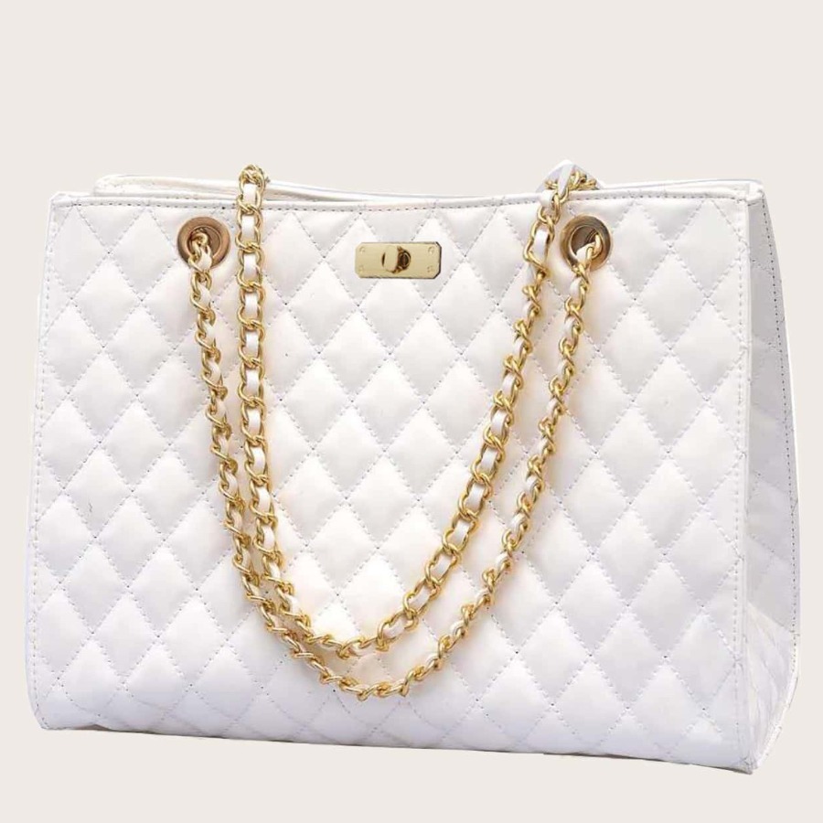 lovely Trendy Chain Strap White Shoulder BagsLW | Fashion Online For ...