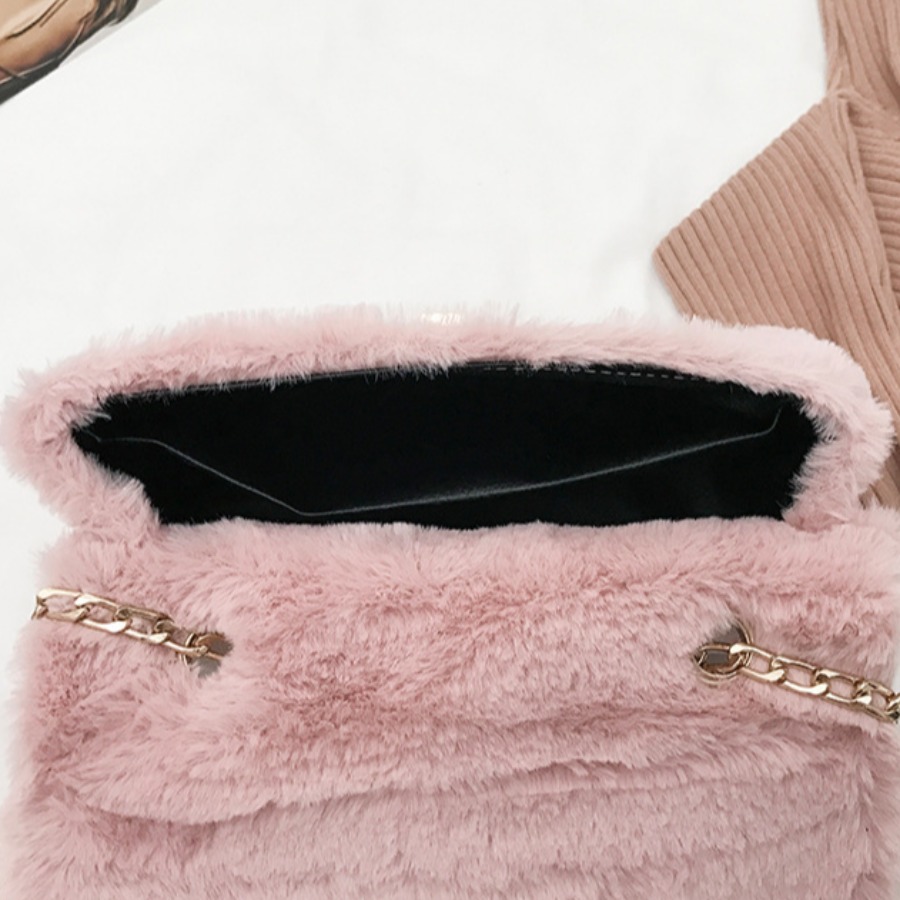 pink chain crossbody bag