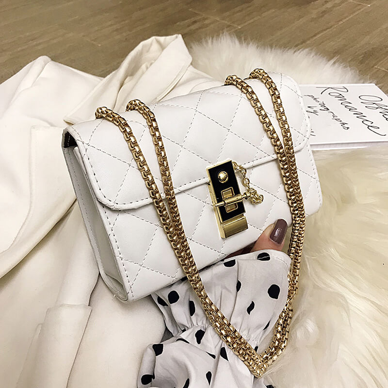 Lovely Trendy Chain Strap White Crossbody BagLW Fashion Online For