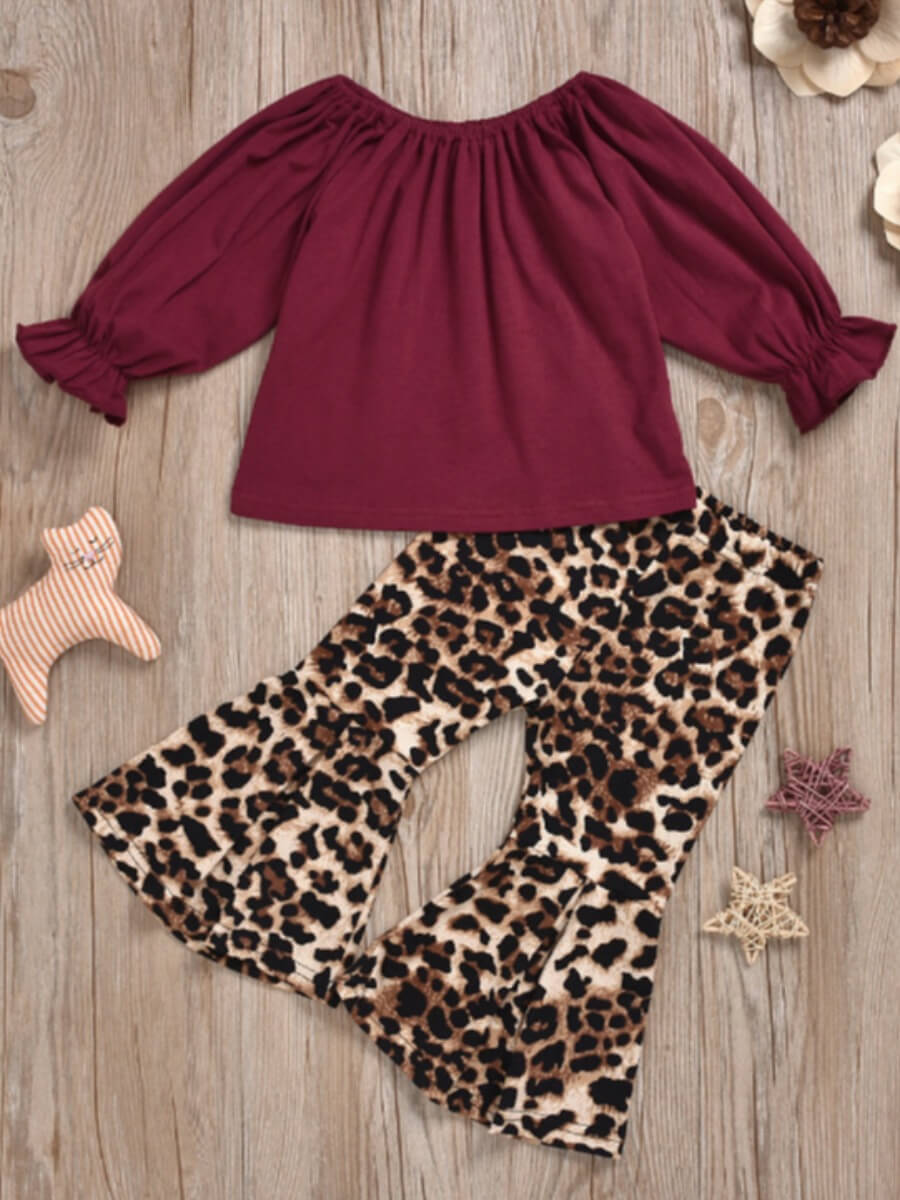 flared leopard print trousers bershka